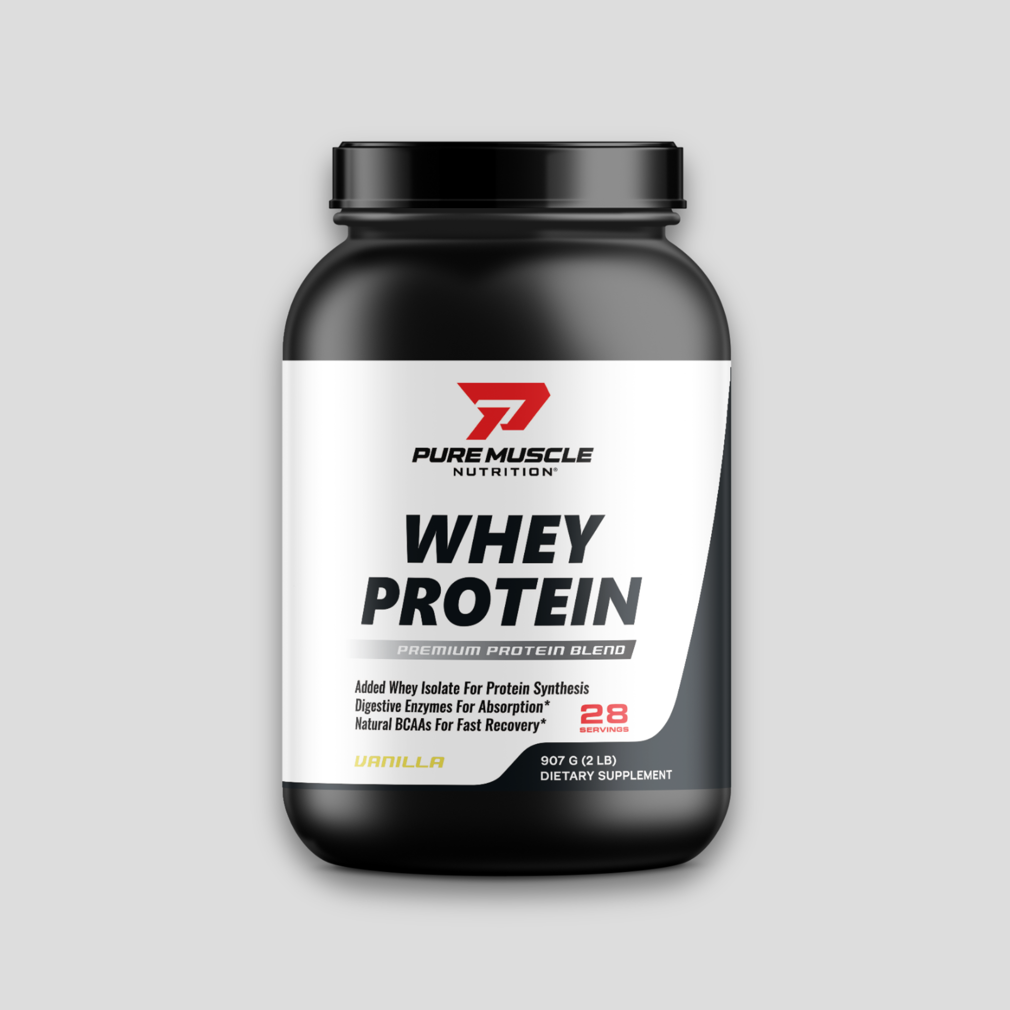 2lbs Whey Protein Powder