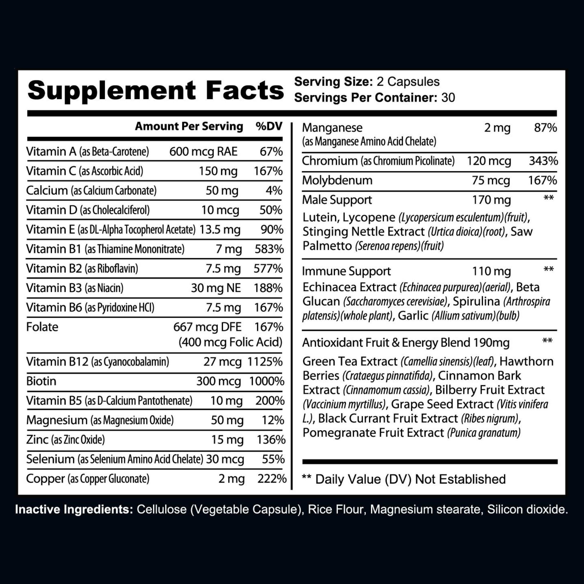Male Ultra Multivitamin